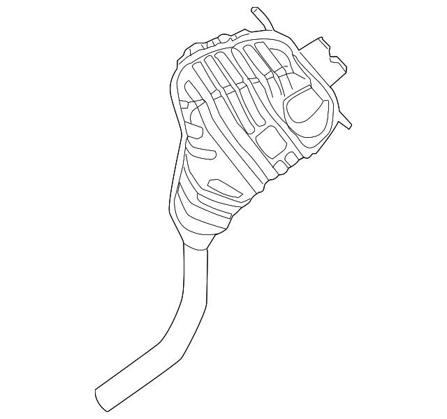 3D0-253-609-AF Деталь REAR MUFFLER, LEFT