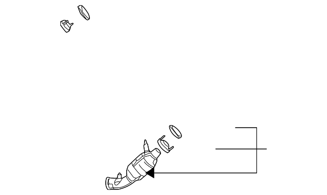 3D0-254-251-DX Деталь CATALYTIC CNVRTR, RIGHT