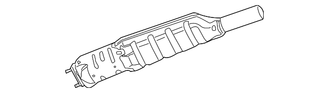 3D0-254-400-FX Деталь CONVERTER & PIPE, LEFT