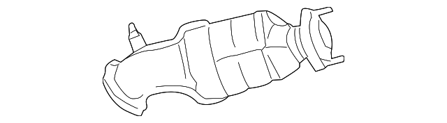3D0-254-200-PX Деталь CATALYTIC CNVRTR, LEFT