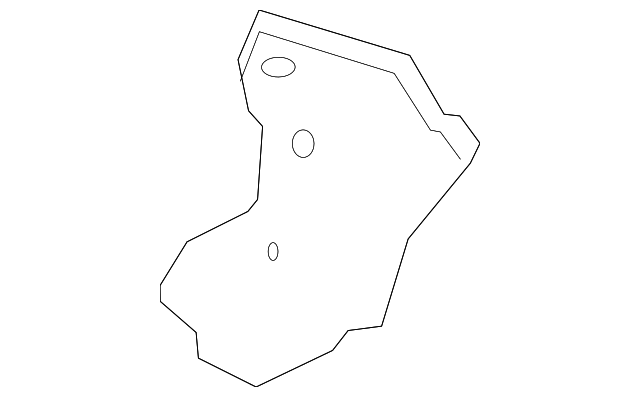 55716-30170 COWL TOP PANEL BRACE, LEFT