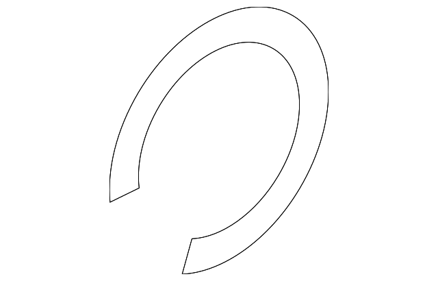 31-60-8-618-964 Деталь AXLE ASSY LOCK RING, LEFT
