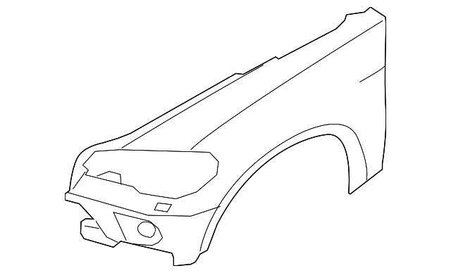 51-65-7-178-399 Деталь FENDER ASSY, LEFT