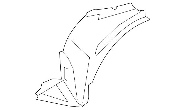51-71-7-169-411 Деталь FT FENDER LINER, LEFT