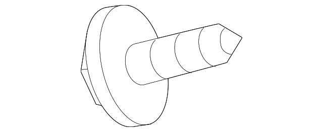 9XG0-17-23X9 Деталь HINGE BOLT, RIGHT