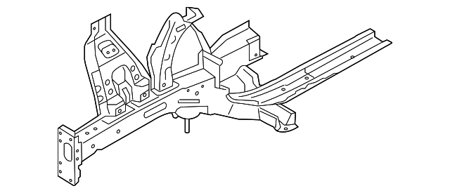 64606-B2500 Деталь SIDEMEMBER, RIGHT