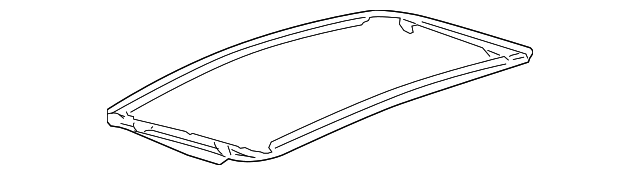 15907354 Деталь SUNROOF GLASS