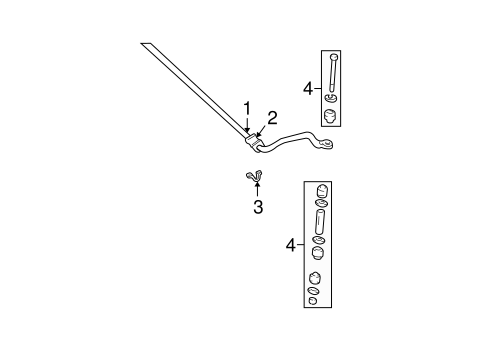 C1500 STABILIZER BAR & COMPONENTS 3