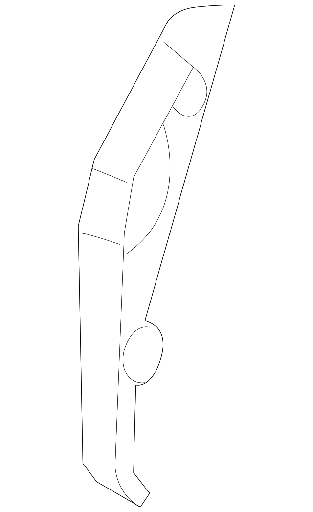 ZL791DVAA Деталь PIVOT COVER, LEFT