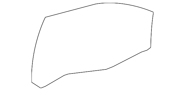 22806866 Деталь DOOR GLASS, LEFT