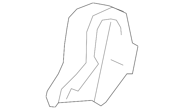 71843-08040-B1 Деталь RECLINE COVER, RIGHT