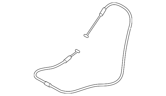 72590-08020 Деталь CONTROL CABLE, RIGHT