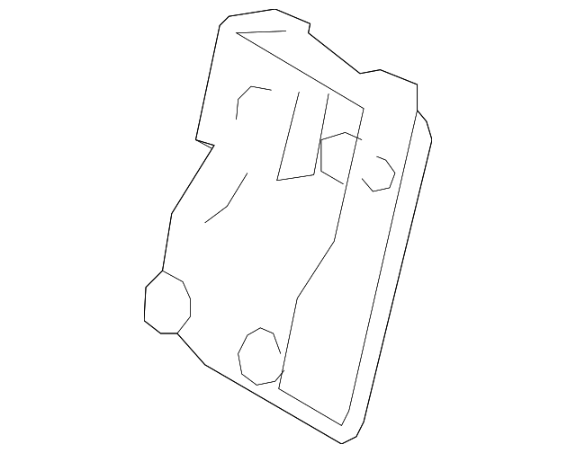 72909-08011-B0 Деталь BEZEL, RIGHT