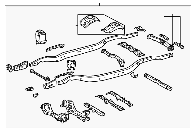 51001-60V21 Деталь FRAME ASSY