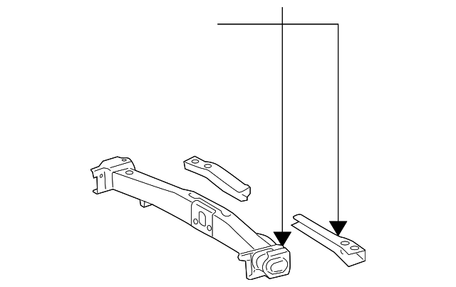51209-60200 Деталь REAR CROSSMEMBER