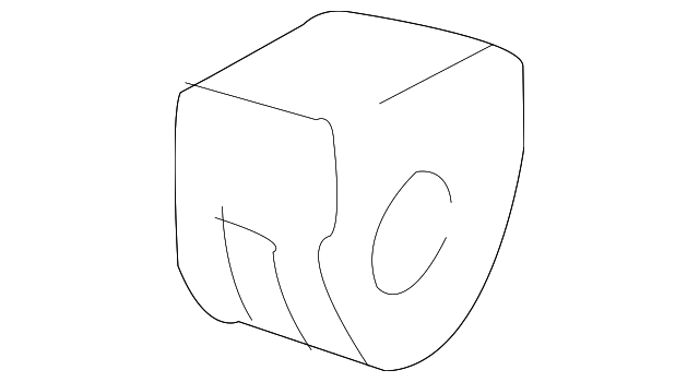 10235886 Деталь STABILIZER BAR BUSHING, RIGHT