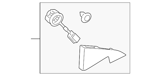 87650-2G030 UPPER COVER, LEFT