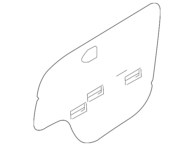 82391-2G000 WATER DEFLECTOR, LEFT