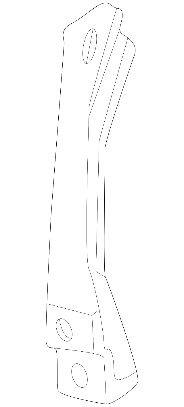 15612645 Деталь IMPACT STRIP BRACE, LEFT