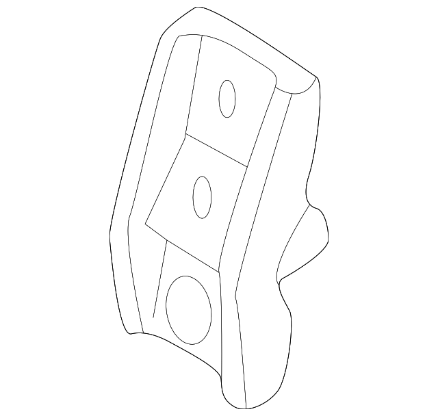 14075485 Деталь IMPACT STRIP STUD PLATE, LEFT