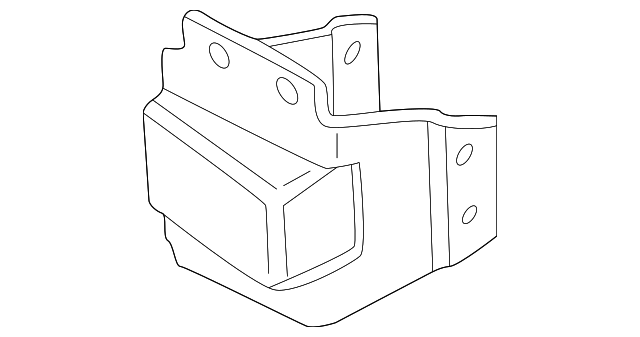 15670161 Деталь IMPACT STRIP MOUNT BRACKET, LEFT