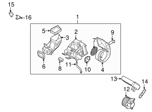 QX56 BLOWER MOTOR & FAN 3