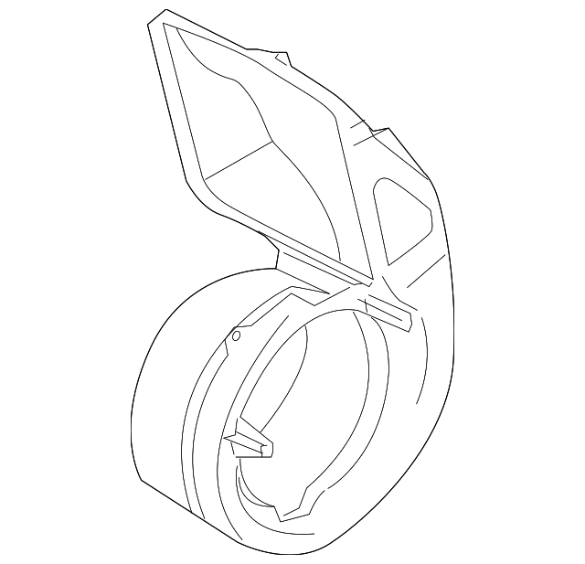 27416ZF00A Деталь EVAPORATOR CASE, LEFT