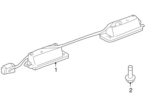 GX460 LICENSE LAMPS