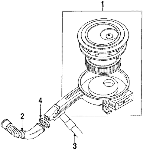 323 AIR INLET
