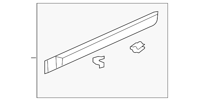 96848786 Деталь SIDE MOLDING, RIGHT