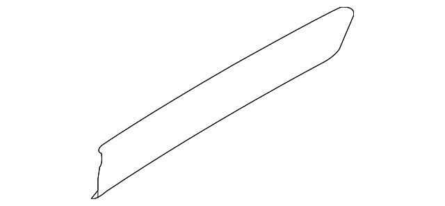 82920EG03A Деталь UPPER TRIM, LEFT