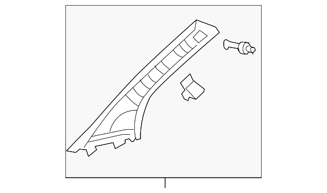62210-AC082-A0 Деталь WNDSHLD PLR TRIM, RIGHT