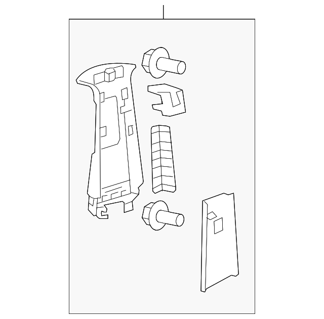 62410-AC081-A0 Деталь UPR CTR PLR TRIM, RIGHT