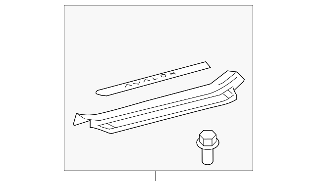 67913-AC040-A0 Деталь FRONT SILL PLATE, RIGHT