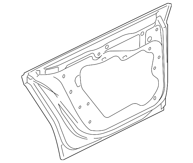 3C8-833-056-E Деталь DOOR SHELL, RIGHT