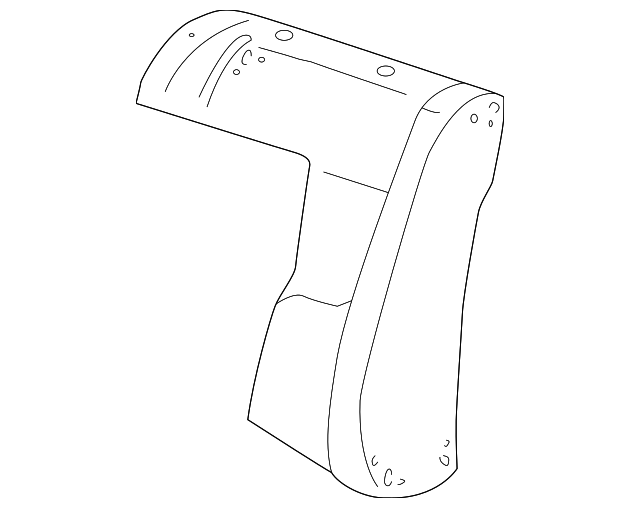 71551-33060 SEAT BACK PAD, LEFT