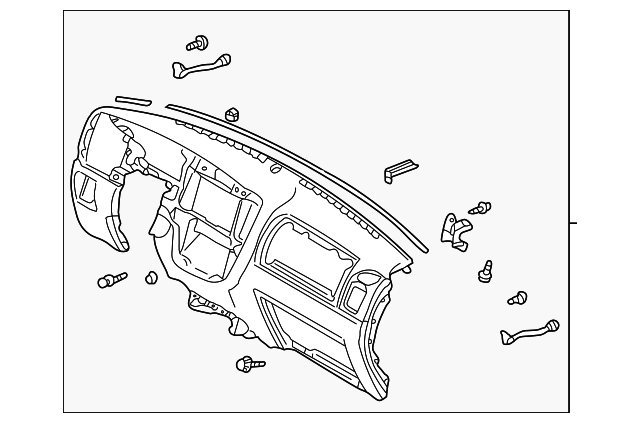 EC0160401K24 Деталь INSTRUMENT PANEL