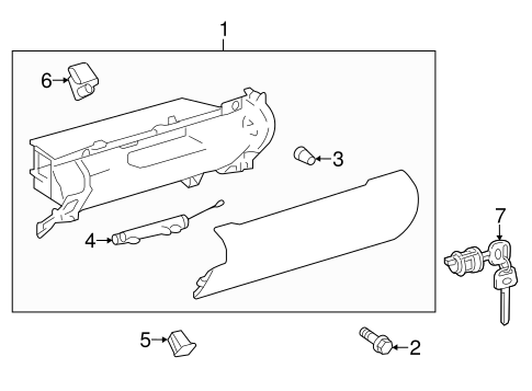 Camry GLOVE BOX