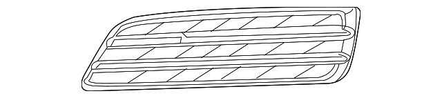 8P0-807-682-D-9B9 Деталь LOWER GRILLE, RIGHT