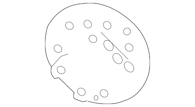 15951118 PLATE, RIGHT