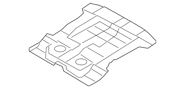 65521-0W500 Деталь REAR FLOOR PAN