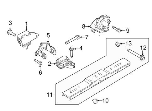 F-150 ENGINE & TRANS MOUNTING