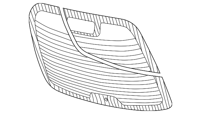 5257957AH Деталь LIFT GATE GLASS