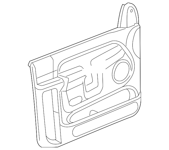 5JV301J3AC DOOR TRIM PANEL, RIGHT