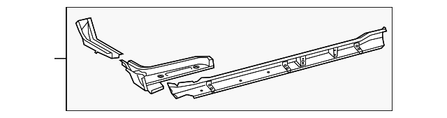 57402-60903 INNER ROCKER, LEFT