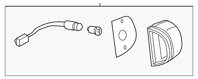 26510-0W000 LICENSE LAMP, RIGHT