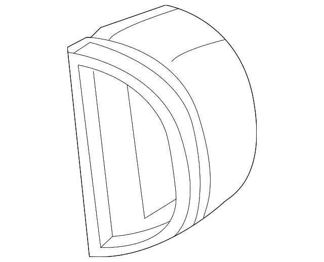 26512-0W000 COVER, RIGHT