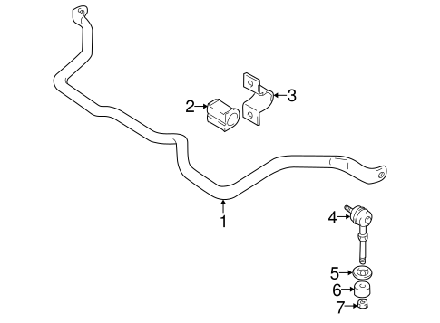 Tracker STABILIZER BAR & COMPONENTS 2