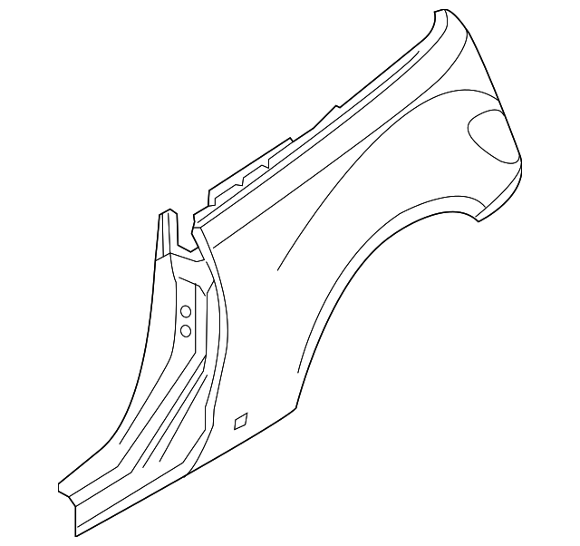 5067213AA Деталь QUARTER PANEL, LEFT
