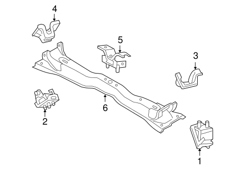 Explorer Sport Trac ENGINE & TRANS MOUNTING